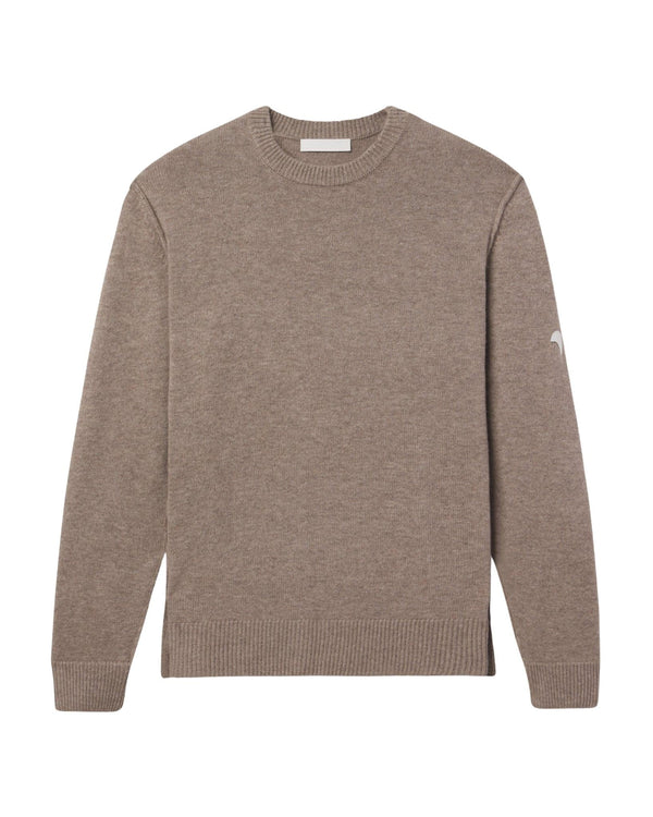  VF Merino Cashmere Brown RS—01 Crewneck Oatmeal Knitwear RS-01 Crewneck Sweaters allume 