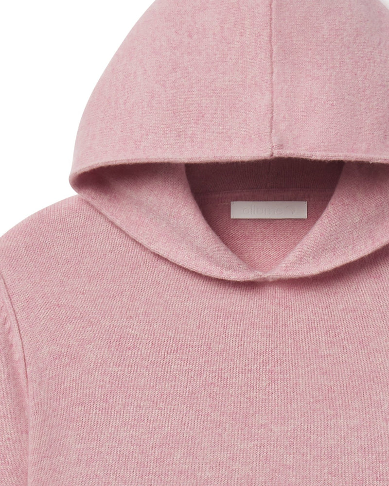 VF Merino Cashmere Pink RS—02 Hoodie Peach Pink Knitwear full