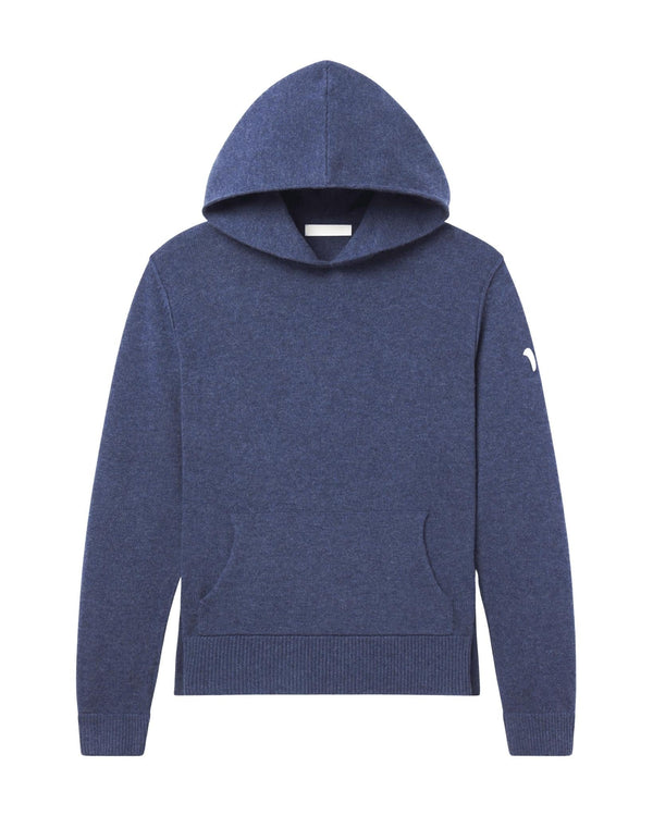 allume VF Merino Cashmere Blue RS—02 Hoodie Hale Navy Knitwear RS-02 Hoodie Sweaters allume 