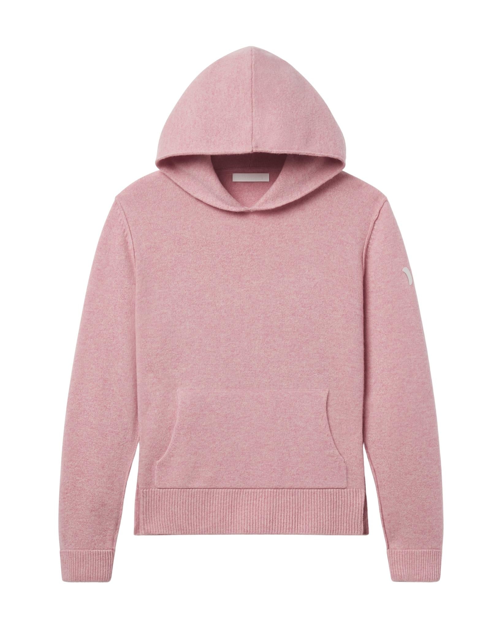 allume VF Merino Cashmere Pink RS—02 Hoodie Peach Pink Knitwear
