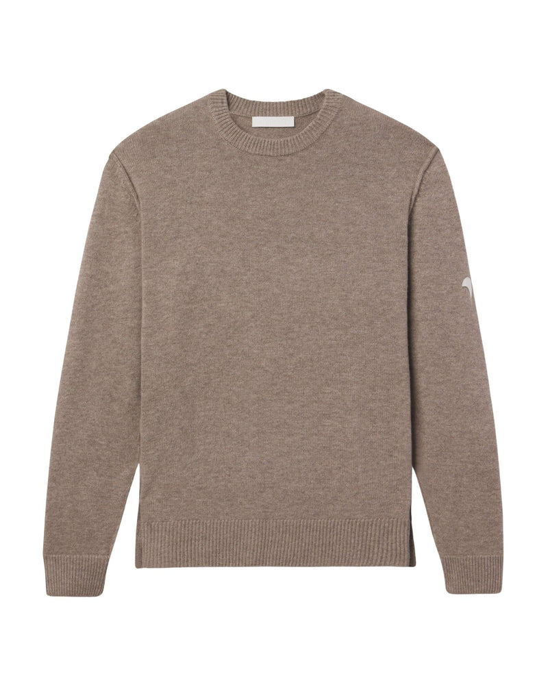 VF Merino Cashmere Brown RS—01 Crewneck Oatmeal Knitwear RS-01 Crewneck Sweaters allume 