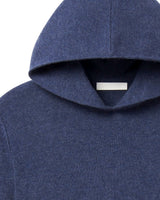 allume VF Merino Cashmere Blue RS—02 Hoodie Hale Navy Knitwear Thumbnail