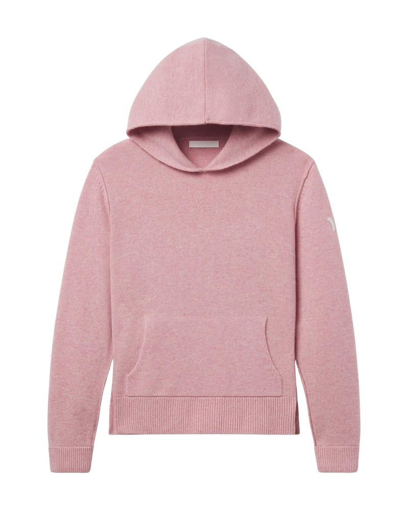VF Merino Cashmere Pink RS—02 Hoodie Peach Pink Knitwear RS-02 Hoodie Sweaters allume 